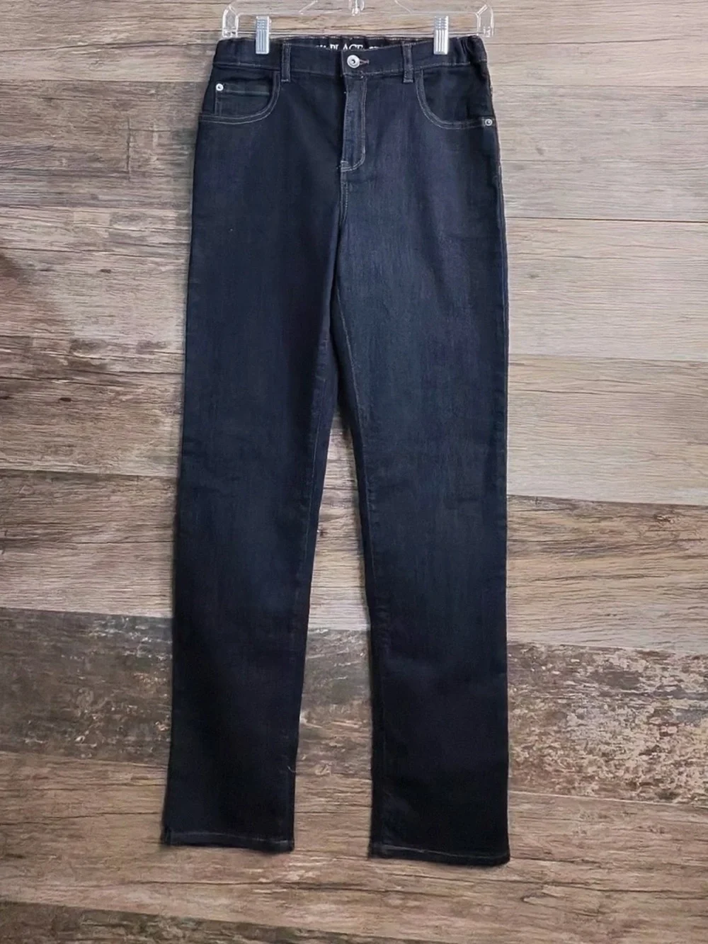 The Children's Place Dark Denim Straight Leg Jeans for Kids